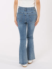 Double Waist Flared Jeans