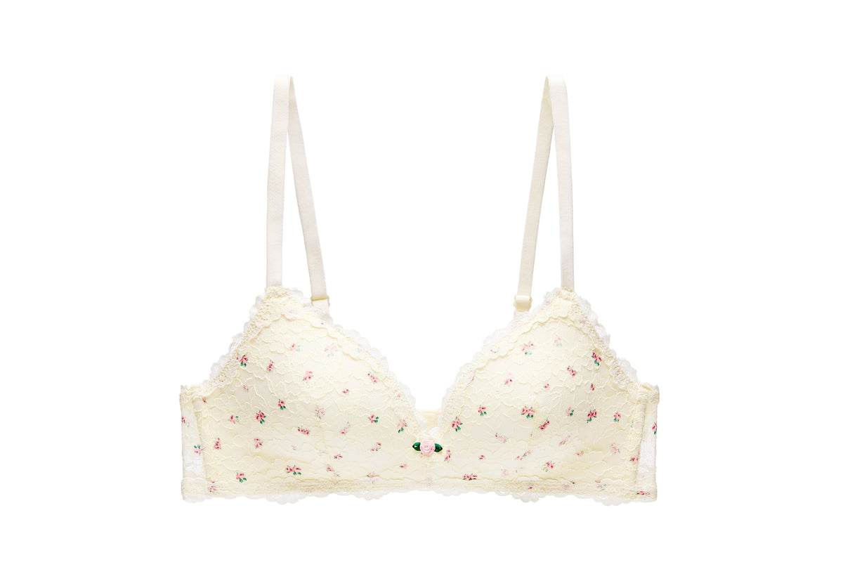 Wireless Light Pad Lace Bra