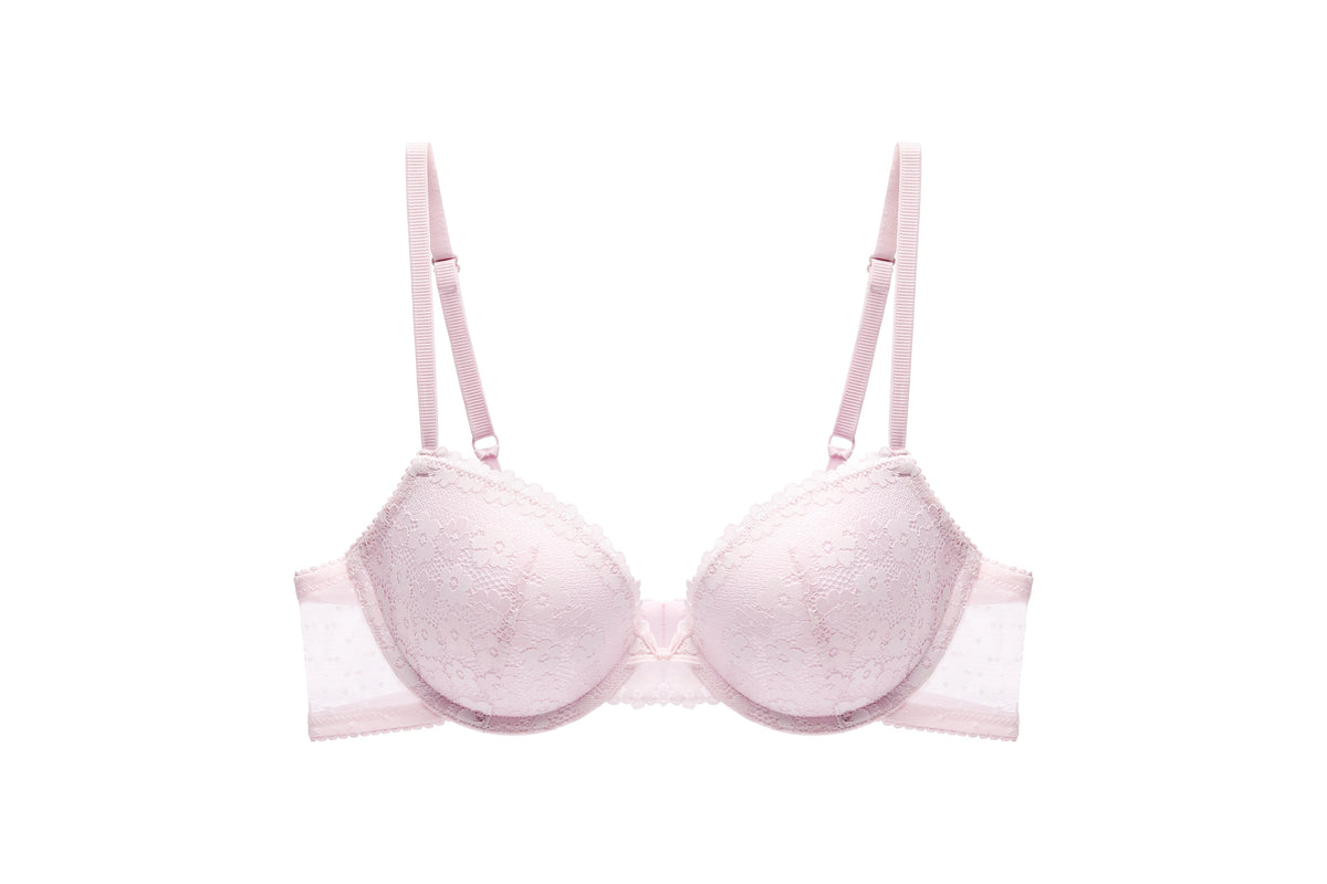 Soft-wired Medium Pad Lace Bra