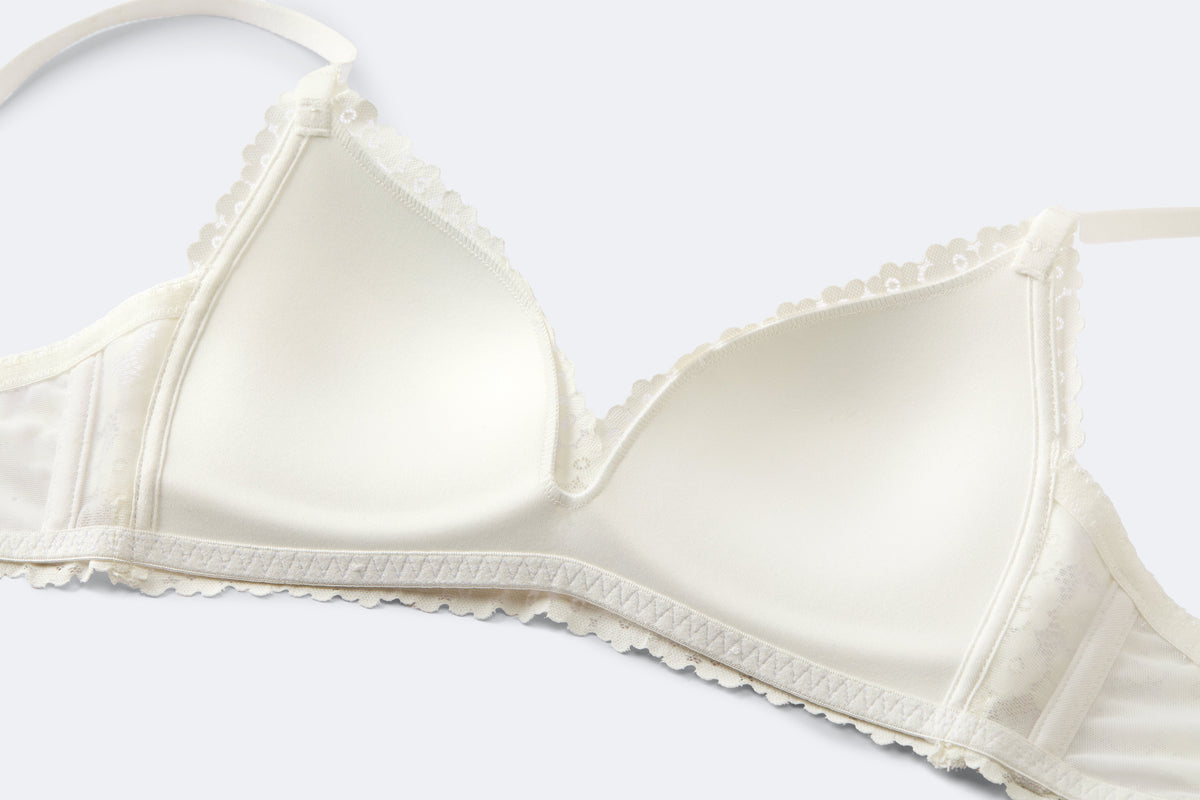 Wireless Medium Pad Lace Bra