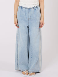 Wide Leg Denim Pants