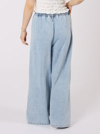 Wide Leg Denim Pants