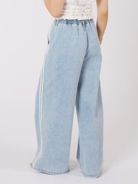 Wide Leg Denim Pants