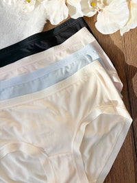 NOZOMI SOLID, Carbon-Zero Modal Hipster Panty - 8S6-Heather
