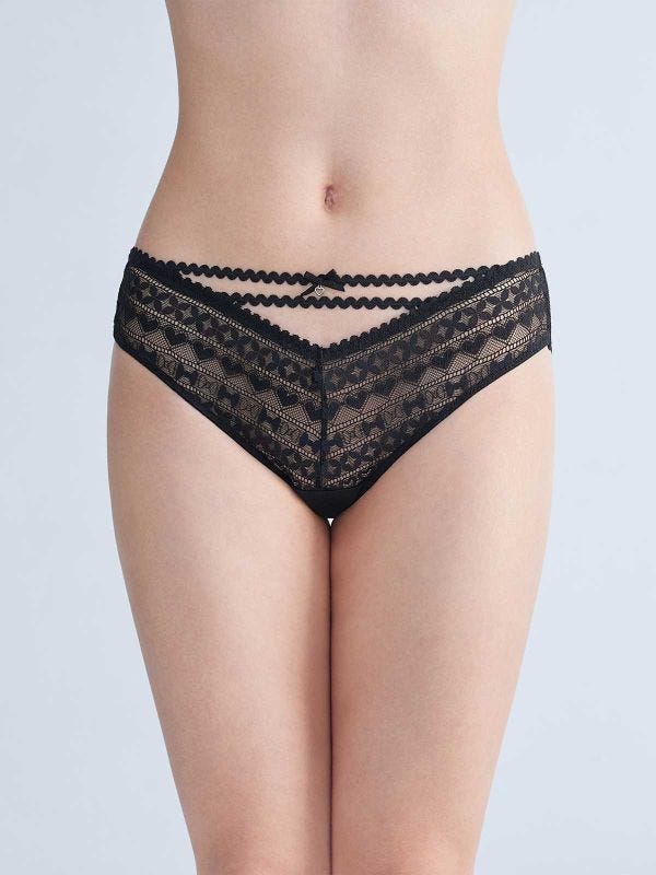 SIA P SOLID, Lace Cheeky Brief