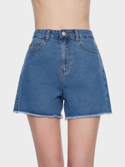 BERENICE, Denim Shorts PN10314 | 6IXTY8IGHT SINGAPORE